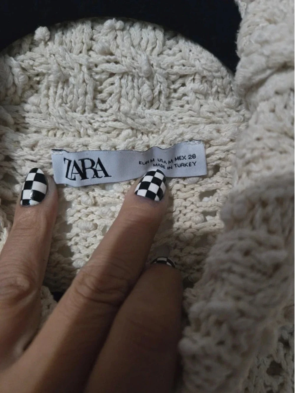 Zara knit crop sweaters size M